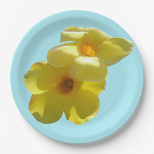 Assiettes En Carton Golden Trumpet