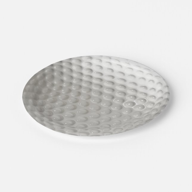 Assiettes En Carton Golf Ball Sport (Angle)