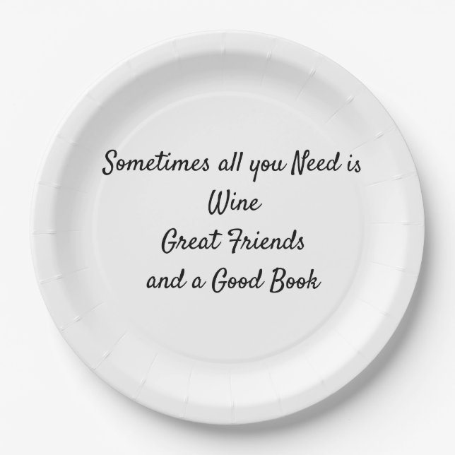 Assiettes En Carton Good Times (Devant)