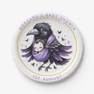 Assiettes En Carton Goth Baby Girl Douche Bat Vampire Merci