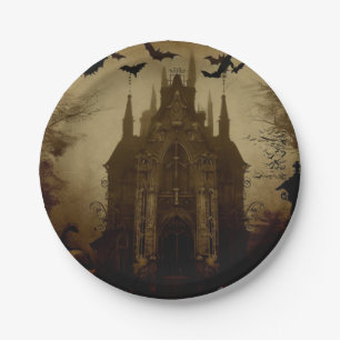 Assiettes En Carton Gothique/Halloween/automne/citrouille
