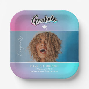 Assiettes En Carton Graduation announcement