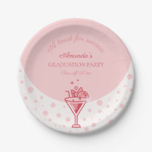 Graduation Party Girly Bubble en rose