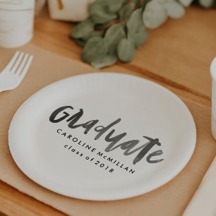 Assiettes En Carton Graduation personnalisée
