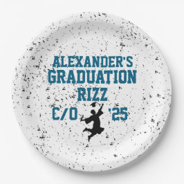 Assiettes En Carton Graduation Rizz