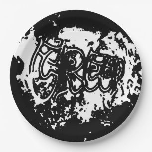 Assiettes En Carton Graffiti Creep