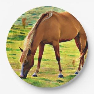 ASSIETTES EN CARTON GRAND CHEVAL DE RESSORTS