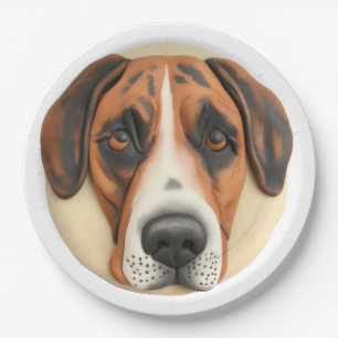 Assiettes En Carton Grand Danois 3D Inspiré