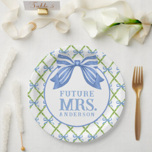 Assiettes En Carton Grandmillennial Topiary   Future Mrs