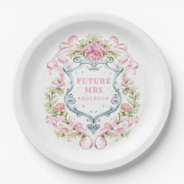 Assiettes En Carton Grandmillentenaire Cimier Floral | Future Mme