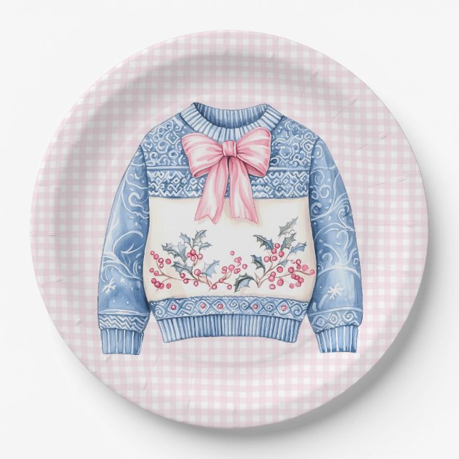 Assiettes En Carton Grandmillentenaire | Doudou de Noël moche (Devant)