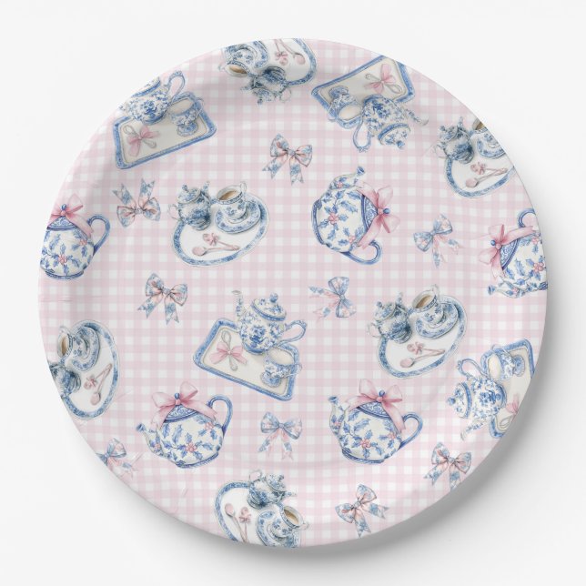 Assiettes En Carton Grandmillentenaire | Fête du thé de Noël (Devant)