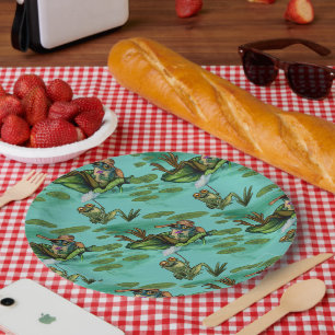 Assiettes En Carton Grenouilles d'été réfrigérées