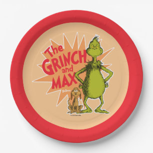 Assiettes En Carton Grinch Grinch & Max Starburst