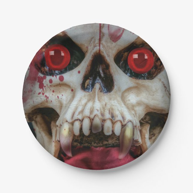 Assiettes En Carton Gruesome (Devant)