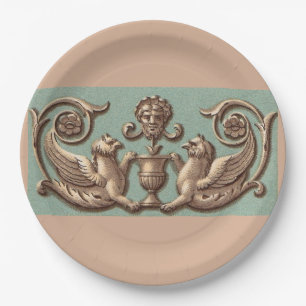 Assiettes En Carton gryphons jumeaux