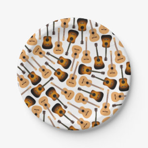 Assiettes En Carton Guitares acoustiques
