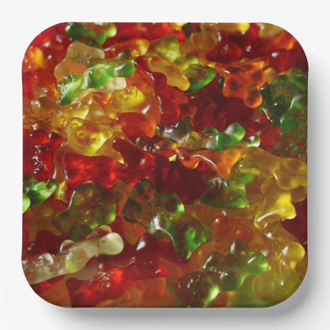 Assiettes En Carton Gummies (Recto)