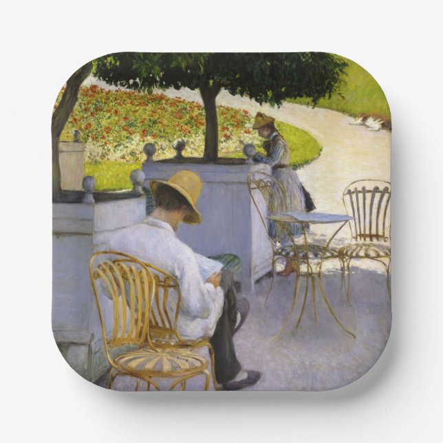 Assiettes En Carton Gustave Caillebotte - Les Orangers (Recto)