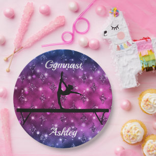 Assiettes En Carton Gymnastique de flamme