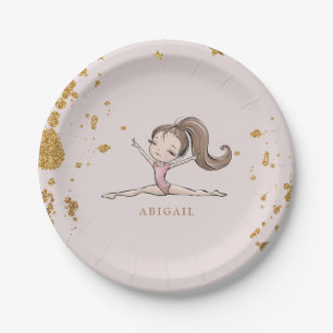 Assiettes En Carton Gymnastique Tumble & Twirl Anniversaire