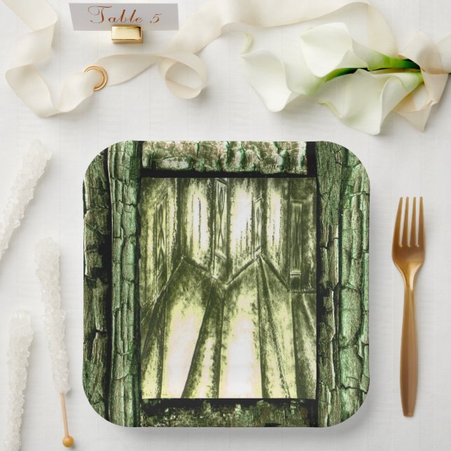 Assiettes En Carton Hall des âmes (Mariage)