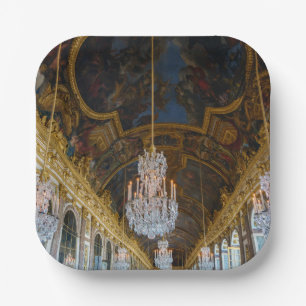 Assiettes En Carton Hall des miroirs du château de Versailles