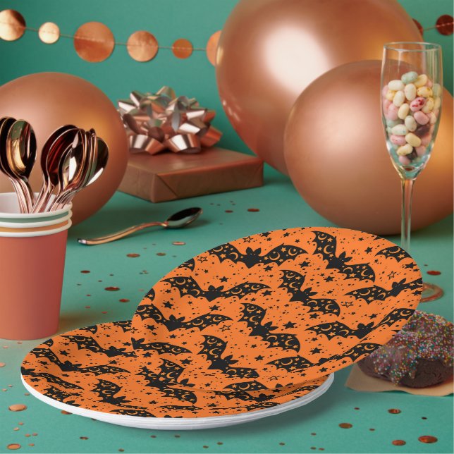 Assiettes En Carton Halloween (Multi)