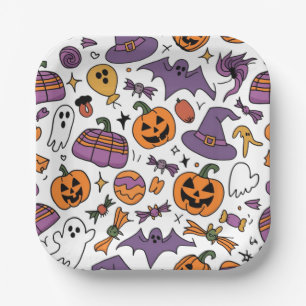 Assiettes En Carton Halloween 2024