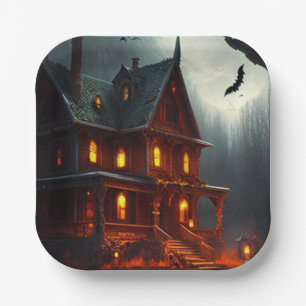 Assiettes En Carton Halloween/Citrouille/Automne