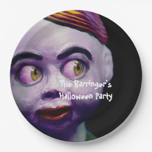 Assiettes En Carton Halloween Déplaisant de poupée de marionnettes eff