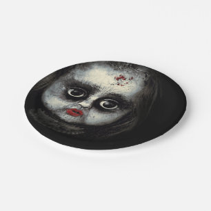 Assiettes En Carton Halloween déplaisante et hantée