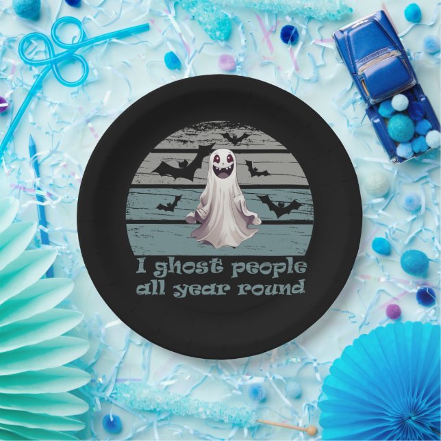 Assiettes En Carton halloween drôle dire (Fête)