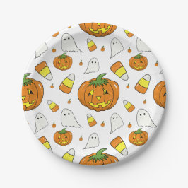 Assiettes En Carton Halloween Party Paper Plates