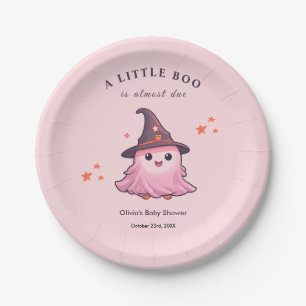 Assiettes En Carton Halloween rose Un Petit Baby shower Boo