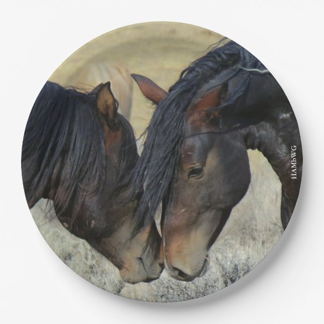 Assiettes En Carton HAMbyWG - Plaques papier 9" - Cheval (Devant)