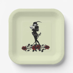 Assiettes En Carton Hameau Bard Plaque Papier Vert