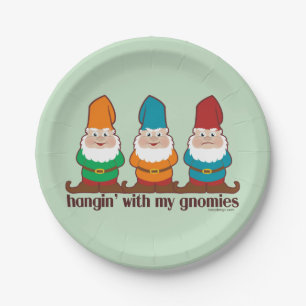 Assiettes En Carton Hangin avec mon Gnomies