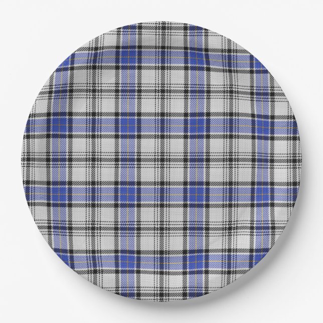 Assiettes En Carton Hannay Tartan (Devant)