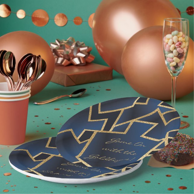 Assiettes En Carton Hanoukka Game On Dreidels (Multi)