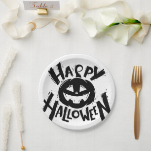 Assiettes En Carton Happy Halloween