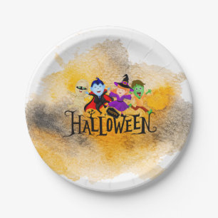 Assiettes En Carton Happy Halloween tasses de papier, Halloween partie