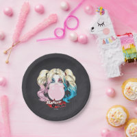 Harley Quinn Girls Chalkboard Anniversaire