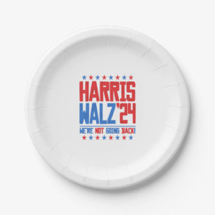 Assiettes En Carton HARRIS WALZ 2024 - Nous ne reviendrons pas