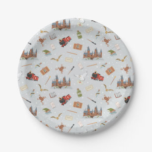Assiettes En Carton Harry Potter Baby shower Motif Hogwarts