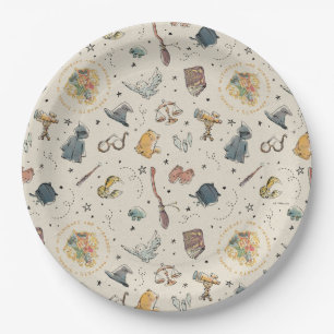 Assiettes En Carton Harry Potter Icons Motif - Anniversaire