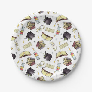 Assiettes En Carton HARRY POTTER™ Spects & Books Motif