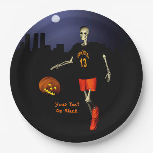 Assiettes En Carton Haunted Hoops