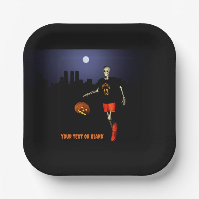 Assiettes En Carton Haunted Hoops (Recto)