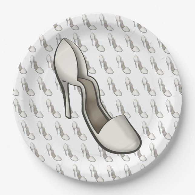 Assiettes En Carton Haut talons (Devant)